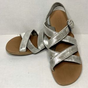 Toms silver sandals